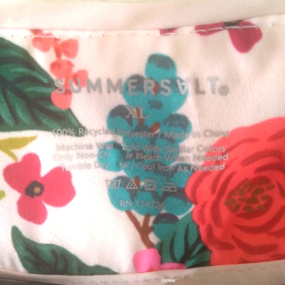 RIFLE PAPER CO SUMMERSALT Pajama Top, NWT - Picture 3 of 6